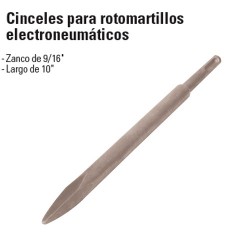 Cinceles para Rotomartillos Electroneumáticos TRUPER