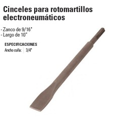 Cinceles para Rotomartillos Electroneumáticos TRUPER