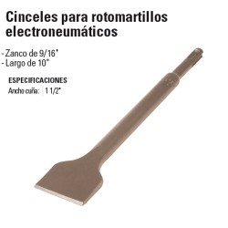 Cinceles para Rotomartillos Electroneumáticos TRUPER