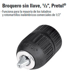 Broquero sin Llave 1/2" PRETUL