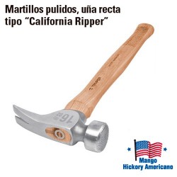 Martillo Pulido Uña Recta Tipo "California Ripper" TRUPER