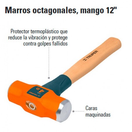 Marro Octagonal Mango 12" TRUPER