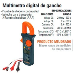 Multímetro Digital de Gancho TRUPER