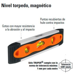 Nivel Torpedo Magnético TRUPER