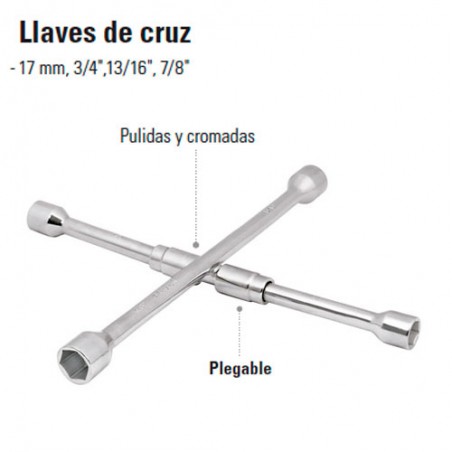 Llave de Cruz Plegable TRUPER