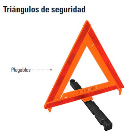 Triangulos de Seguridad de 30 cm de altura TRUPER