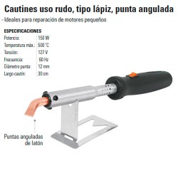 Cautin Punta Angulada 150W TRUPER