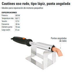 Cautin Punta Angulada 300W TRUPER