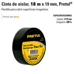 Ficha Tecnica Cintas de aislar, 18 m x 19 mm