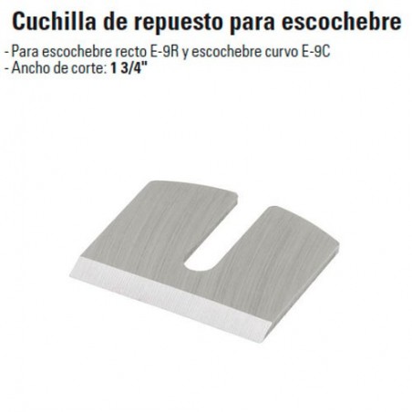 Repuesto Cuchilla Escochebre TRUPER