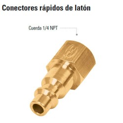 Conectores Rapidos de Laton TRUPER