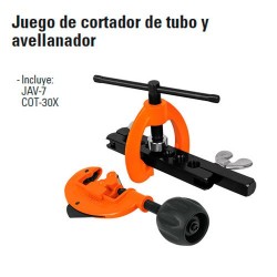 Cortador de Tubo y Avellanador TRUPER