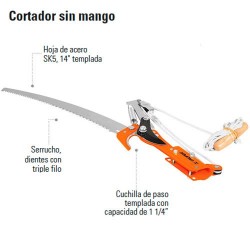 Cortador de Ramas sin Mango TRUPER