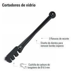 Cortador de Vidrio Cabeza de 1 Cuchilla TRUPER