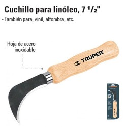 Cuchillo para Linoleo 7 1/2" TRUPER