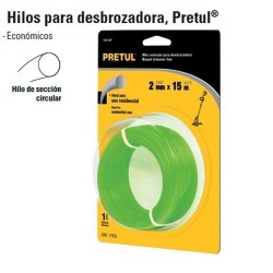 Hilo para Desbrozadora Verde HIDE-80P PRETUL