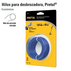 HILO REDONDO PARA DESBROZADORA EN CARRETE 5LB TRUPER - FerreKasa Mexico