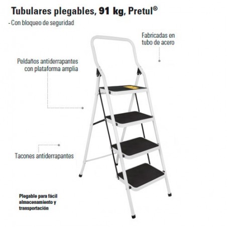 Escalera Tubular Plegable PRETUL