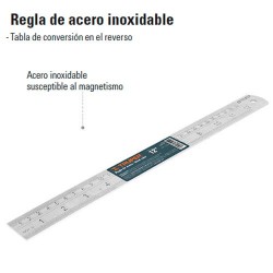 Regla de Acero Inoxidable TRUPER