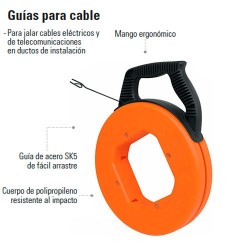 Guias Para Cable TRUPER 