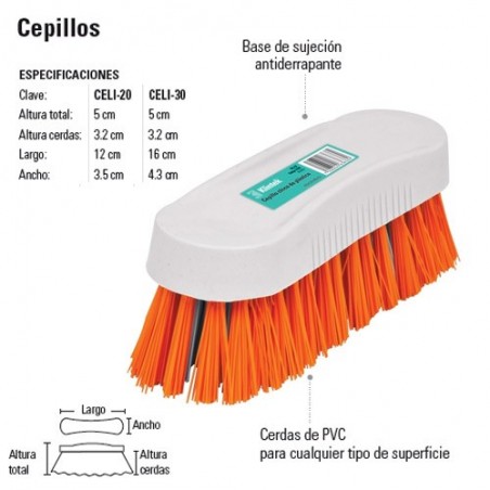 Cepillo de Plastico PRETUL