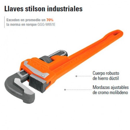 Llaves Stilson Industriales TRUPER