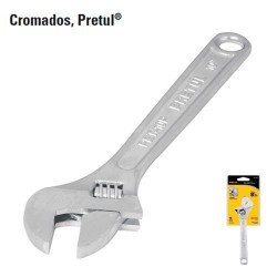 Llave Ajustable (Pericas) Cromada PRETUL