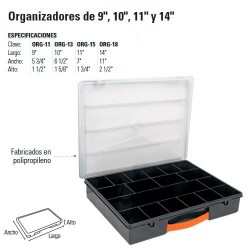 Organizador de 9" 10" 11" y 14" TRUPER