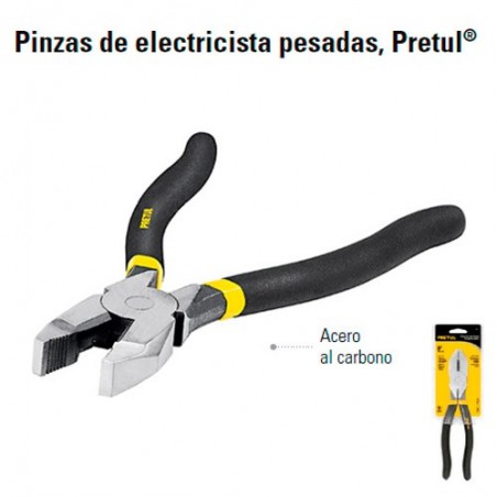 Pinzas de Electricista Pesadas PRETUL