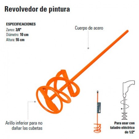 Revolvedor de Pintura TRUPER