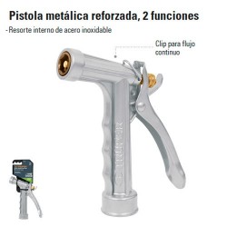 Pistola Para Riego Metalica Reforzada 2 Funciones TRUPER