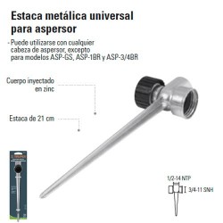 Estaca Metalica Universal Para Aspersor TRUPER