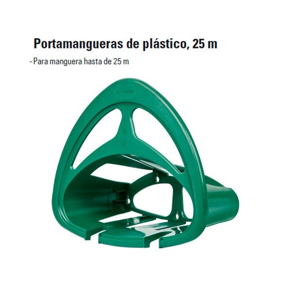 Portamanguera de Plastico 25 m TRUPER