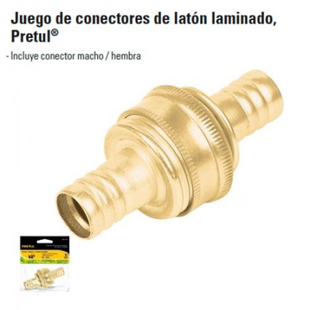 Juego de Conectores de Laton Laminado PRETUL