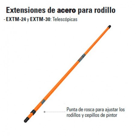 Extension de Acero Para Rodillo TRUPER