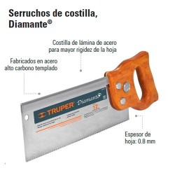 Serrucho Diamante de Costilla TRUPER