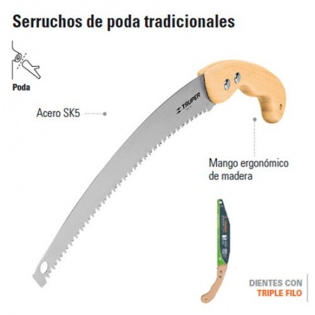 Serrucho de Poda Tradicionales TRUPER