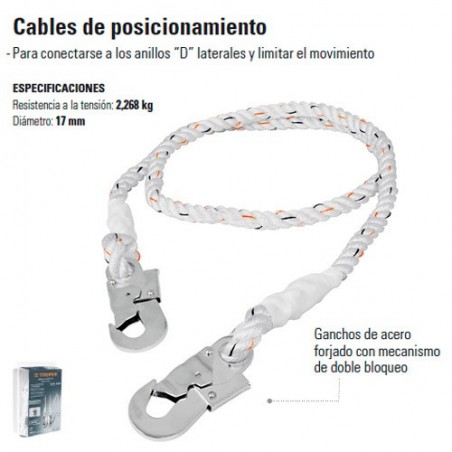 Cables de Posicionamiento TRUPER