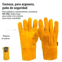 Guantes Carnaza Para Agonero TRUPER