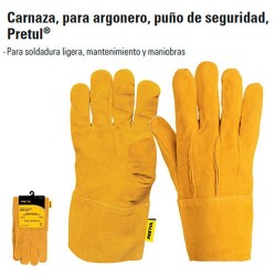 Guantes de Carnaza Usos Generales PRETUL