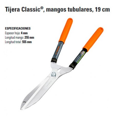 Tijera Para Podar Classic Mangos Tubulares 19" TRUPER