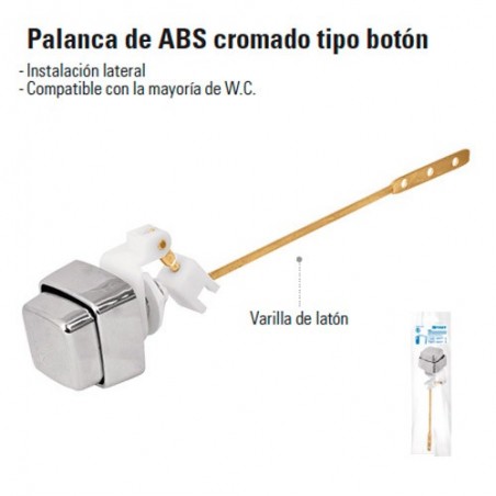 Palanca de ABS Cromado Tipo Boton FOSET