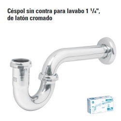 Cespol sin Contra Para Lavabo 1 1/4" de Laton FOSET