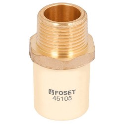 Adaptador de CPVC Macho con Inserto Metalico HIDROFLOW