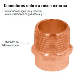 Conectores Cobre a Rosca Externa FOSET