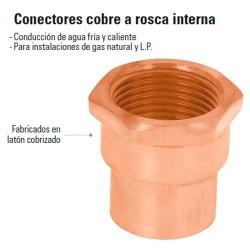 Conectores Cobre a Rosca Interna FOSET