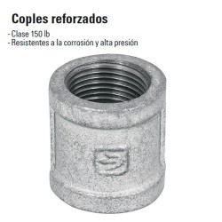 Cople Reforzado de Acero Galvanizado FOSET