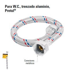 Manguera Para W.C. Trenzado aluminio