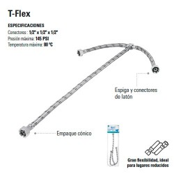 Manguera T-Flex Para Lavabo