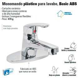 Manomando Plastico para Lavabo FOSET